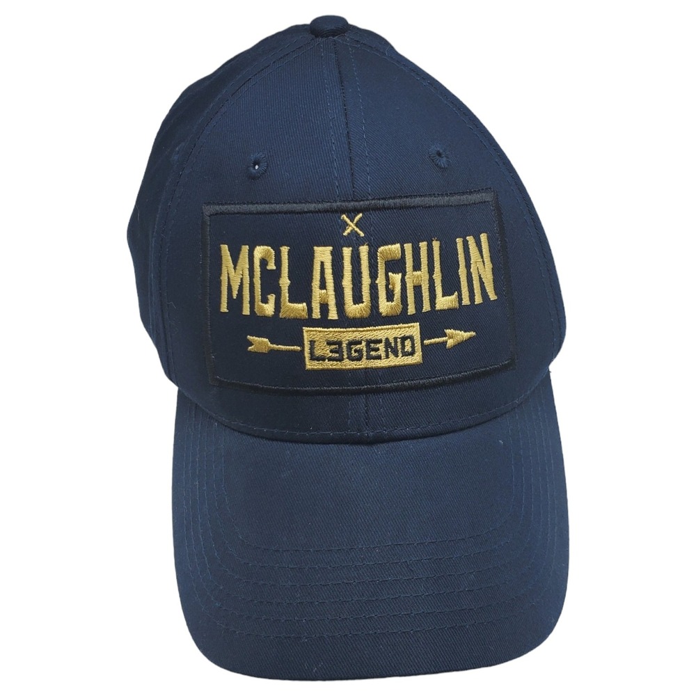 McLaughlin‎ Legend Navy Blue Baseball Cap Hat Embroidered Patch